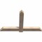 Ekena Millwork Eugene Smooth Timber Gable Bracket, Douglas Fir, 60"W x 38"H x 3 1/2"D x 5 1/2"F, 15/12 Pitch GBW060X38X0406EUG00SDF - alternate 4